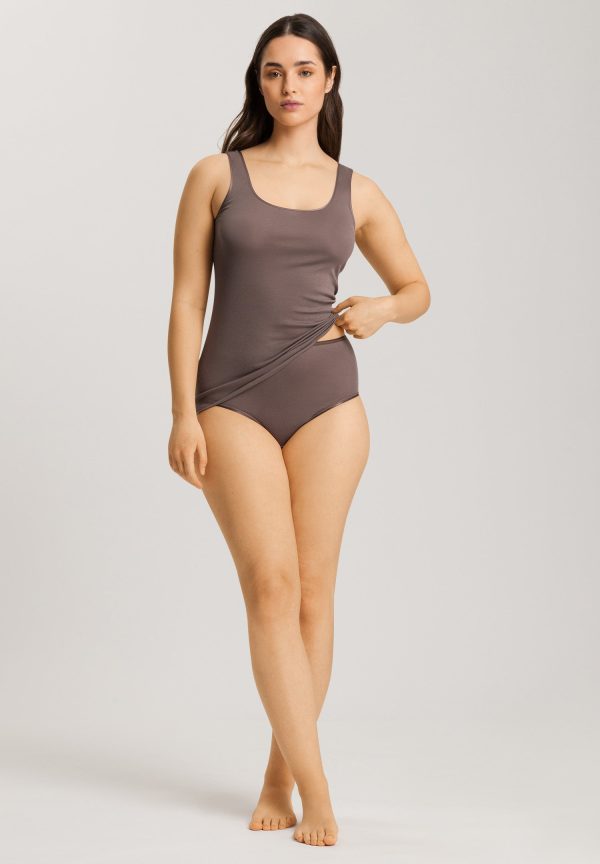 Cotton Seamless Round Neck Cotton Tank Top - Image 4
