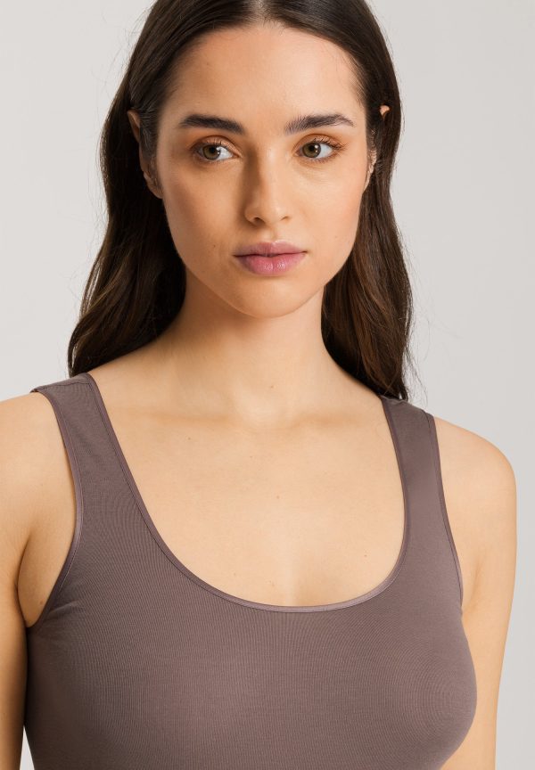 Cotton Seamless Round Neck Cotton Tank Top - Image 5