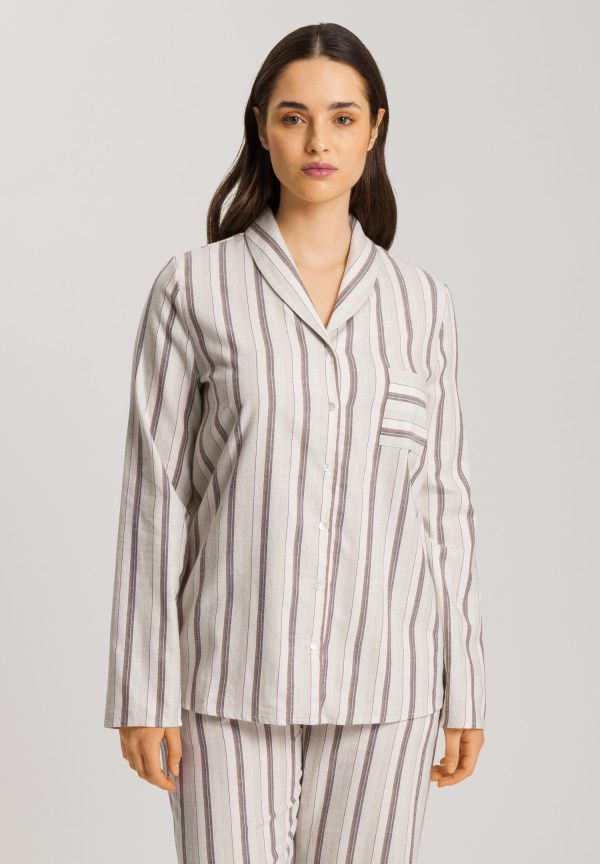 Loungy Nights Shawl Collar Cotton Shirt - Image 2