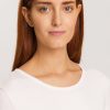 Loungy Nights Relaxed Round Neck Cotton Top - Image 4