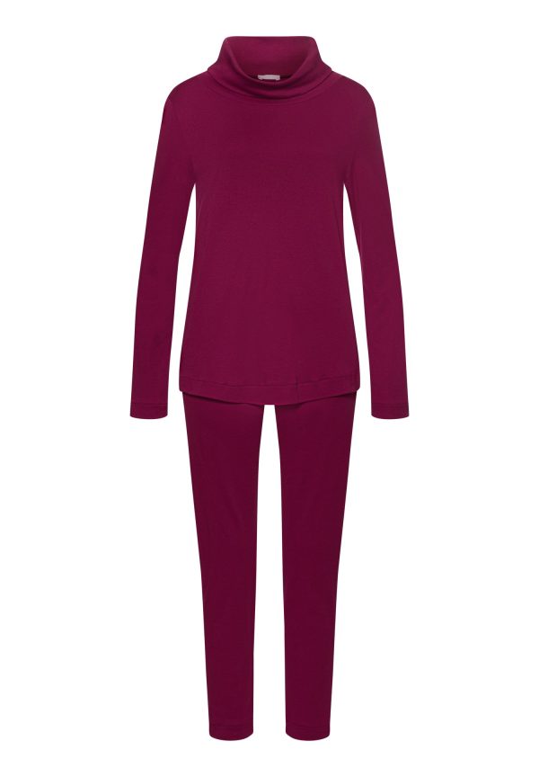 Agatha Cotton Cowl Neck Pajama Set