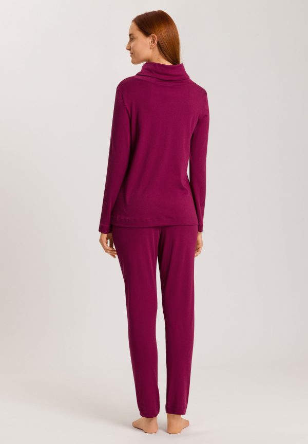 Agatha Cotton Cowl Neck Pajama Set - Image 3