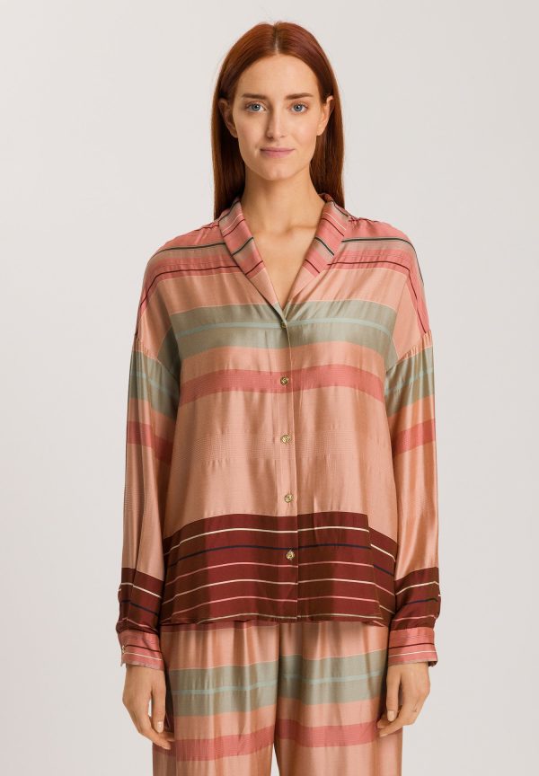 Hannah Striped Color Block Shirt - Image 2