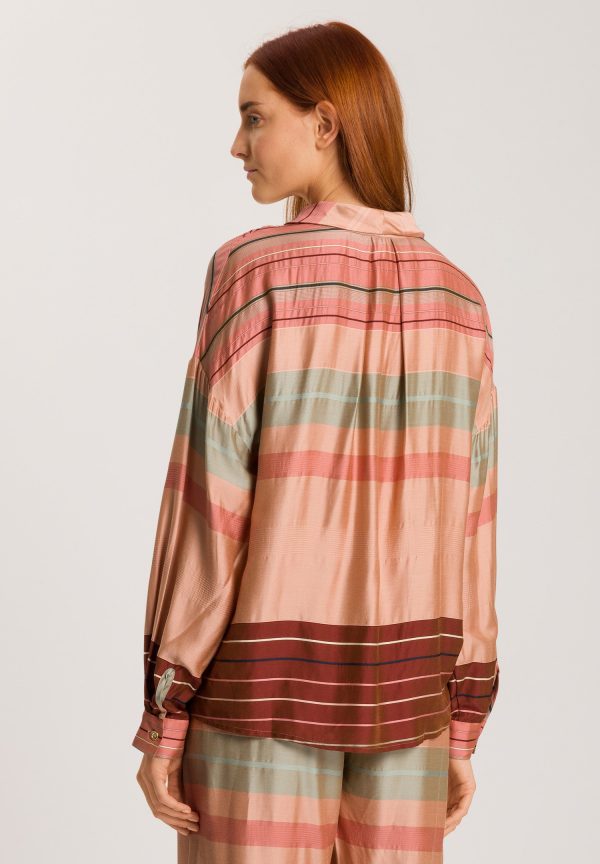 Hannah Striped Color Block Shirt - Image 3