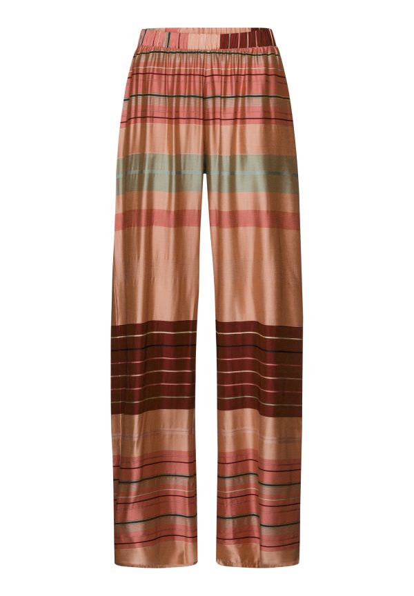 Hannah Striped Color Block Pants