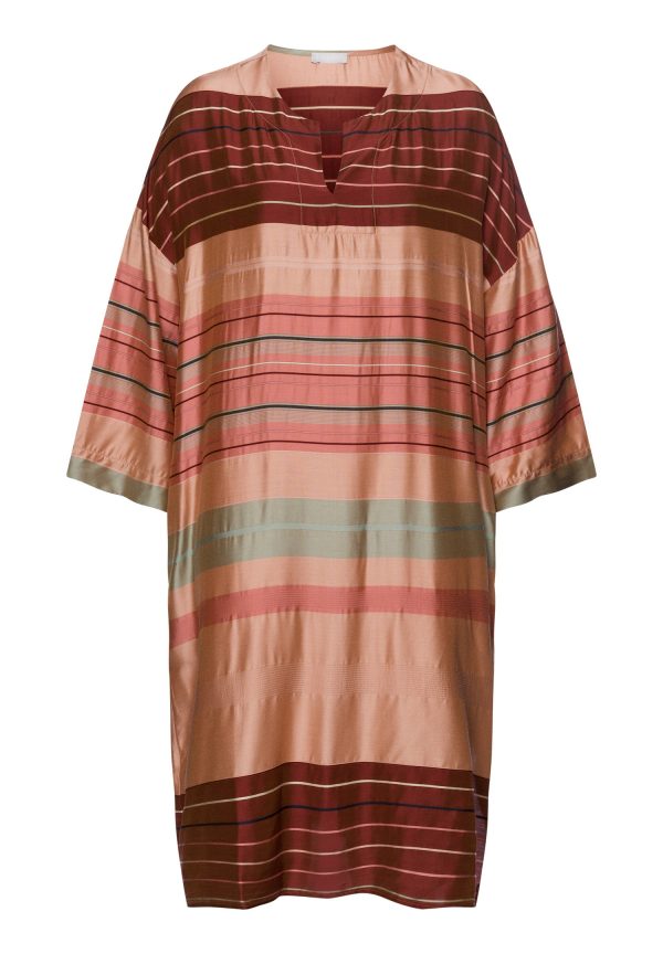 Hannah Striped Color Block Caftan