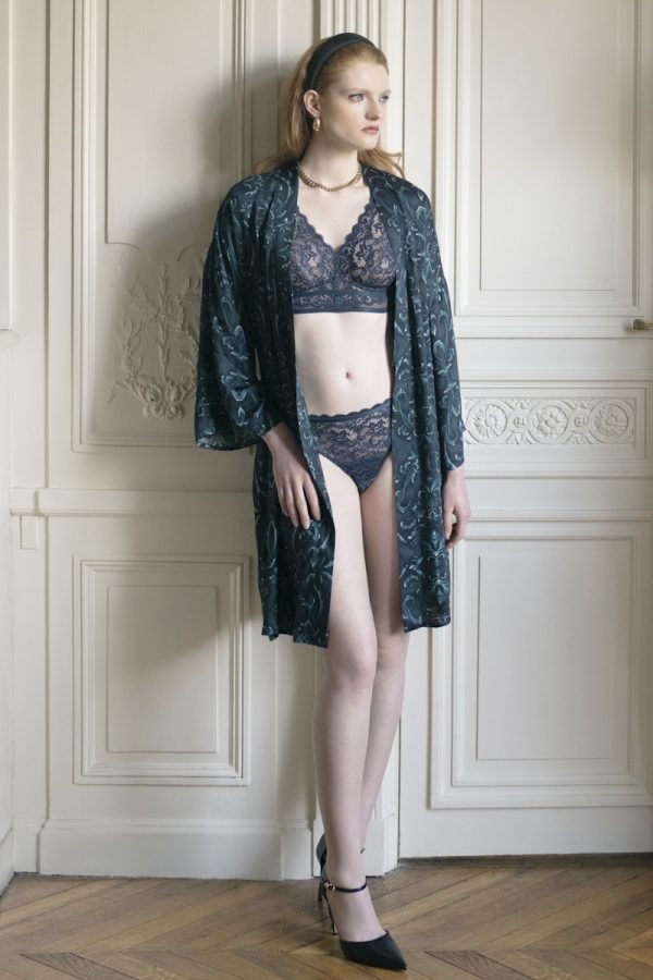 Marlene Damask Robe - Image 2
