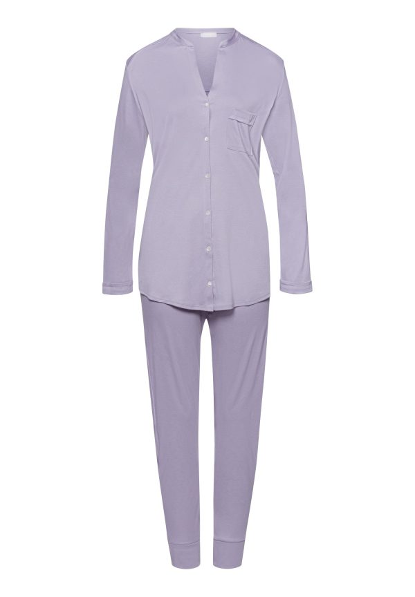Pure Essence Button Front Soft Cotton Pajama Set