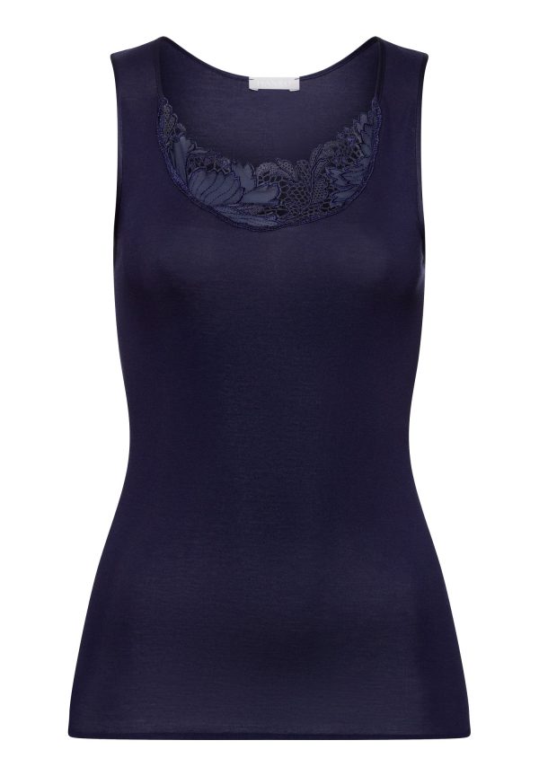 Anne Cotton Round Neck Tank Top