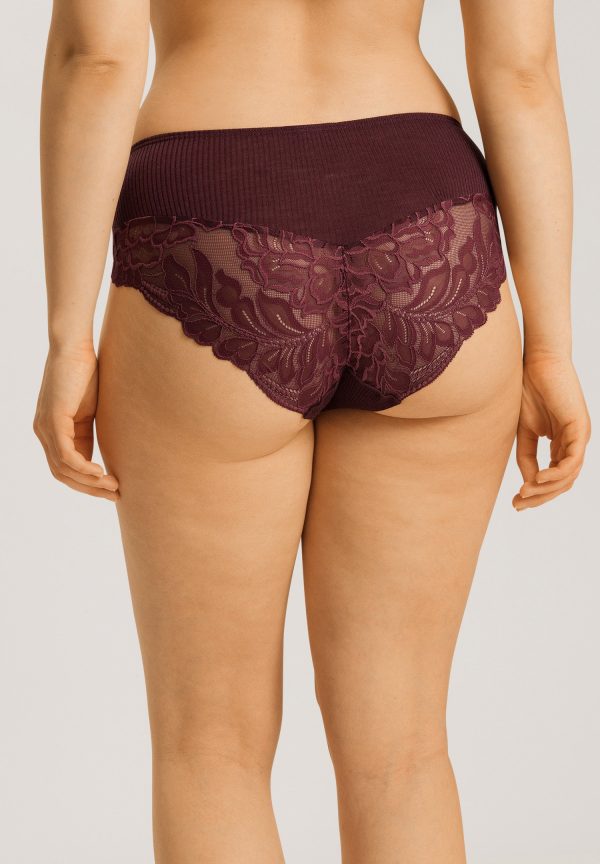 Maria Lace Back Wool and Silk Full Brief - Image 3