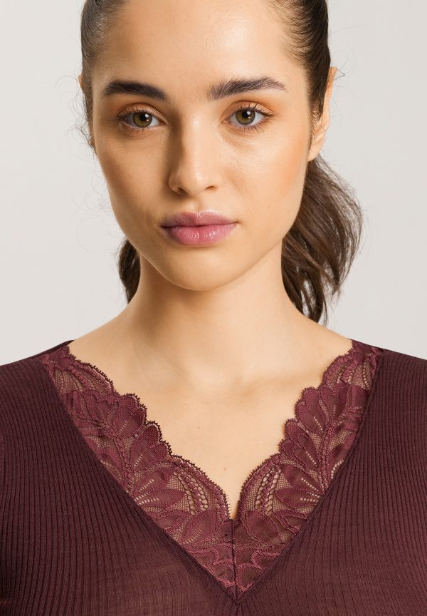 Maria Wool And Silk V-Neck Tank Top - Image 5