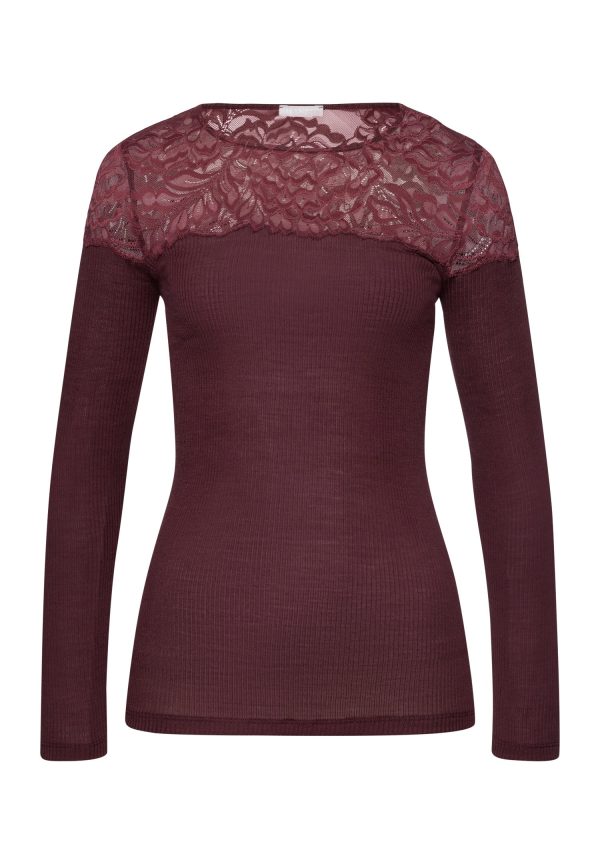 Maria Wool and Silk Lace Top