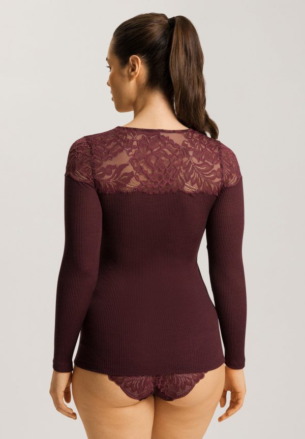 Maria Wool and Silk Lace Top - Image 3