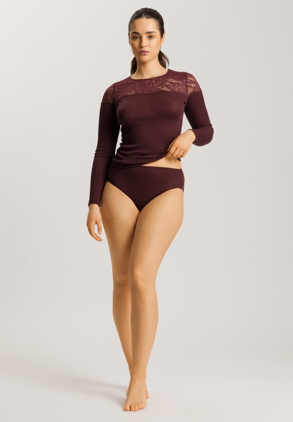 Maria Wool and Silk Lace Top - Image 4