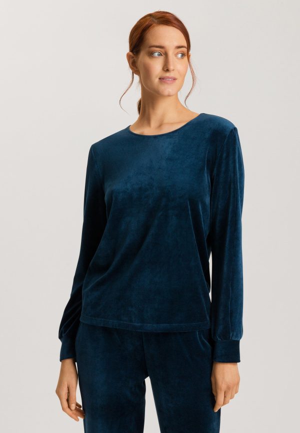 Favourites Velvet Round Neck Pullover - Image 2