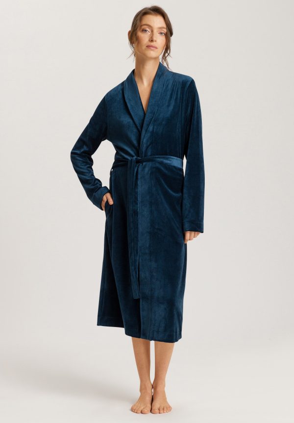 Favourites Velvet Shawl Collar Robe - Image 3