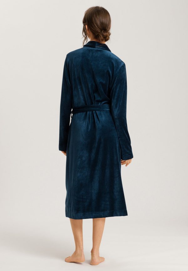 Favourites Velvet Shawl Collar Robe - Image 4