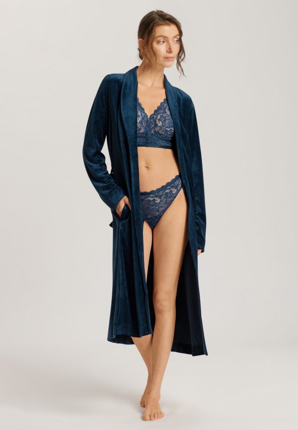 Favourites Velvet Shawl Collar Robe - Image 5