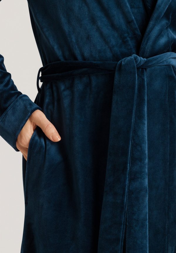 Favourites Velvet Shawl Collar Robe - Image 6