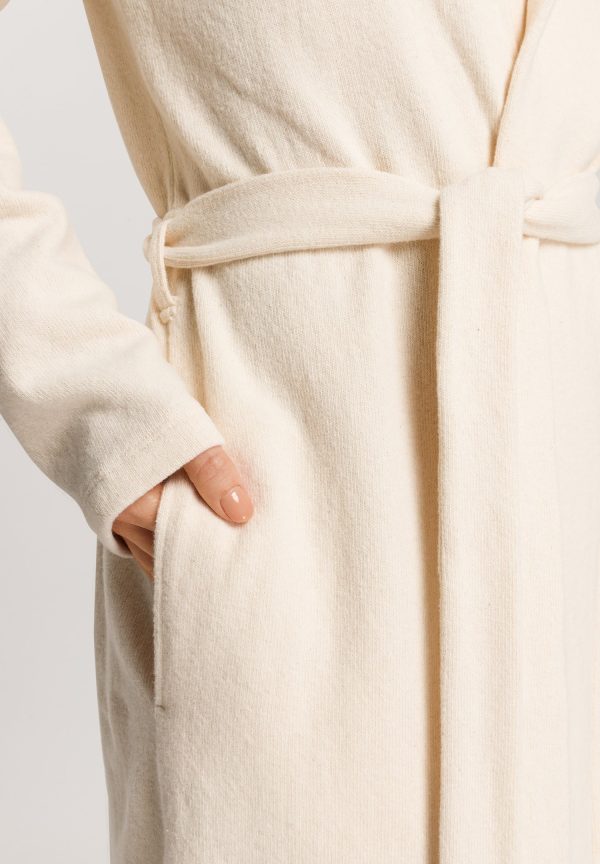 Easy Wear Cotton Blend Shawl Collar Robe - Image 4