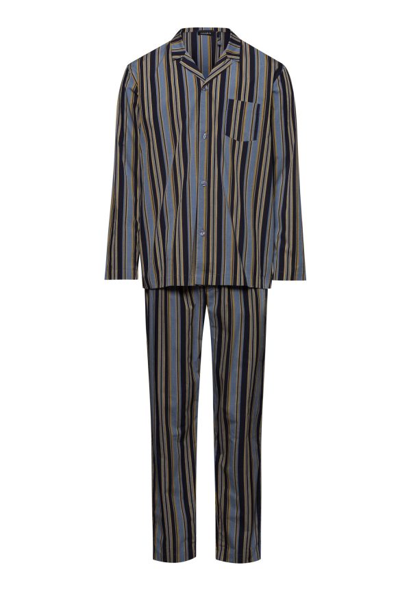 Night And Day Notch Collar Cotton Pajama Set