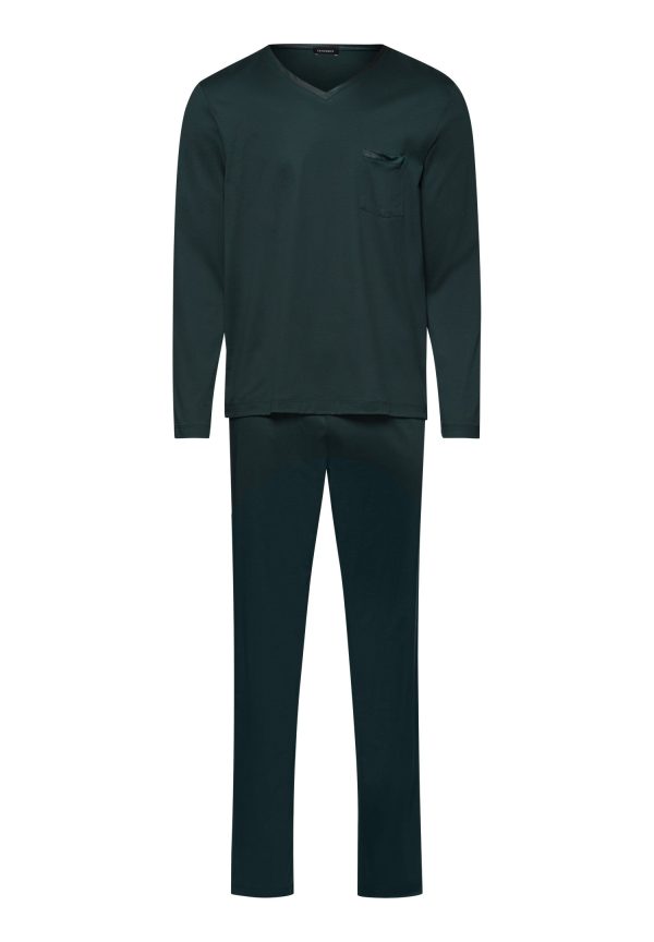 Night Selection Cotton V-Neck Pajama Set