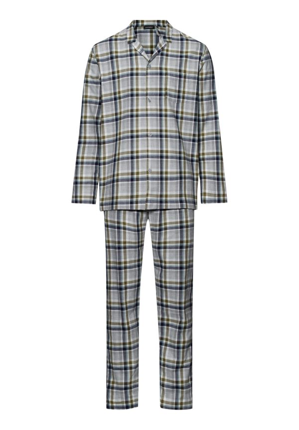 Cozy Comfort Cotton Flannel Button Front Pajama Set