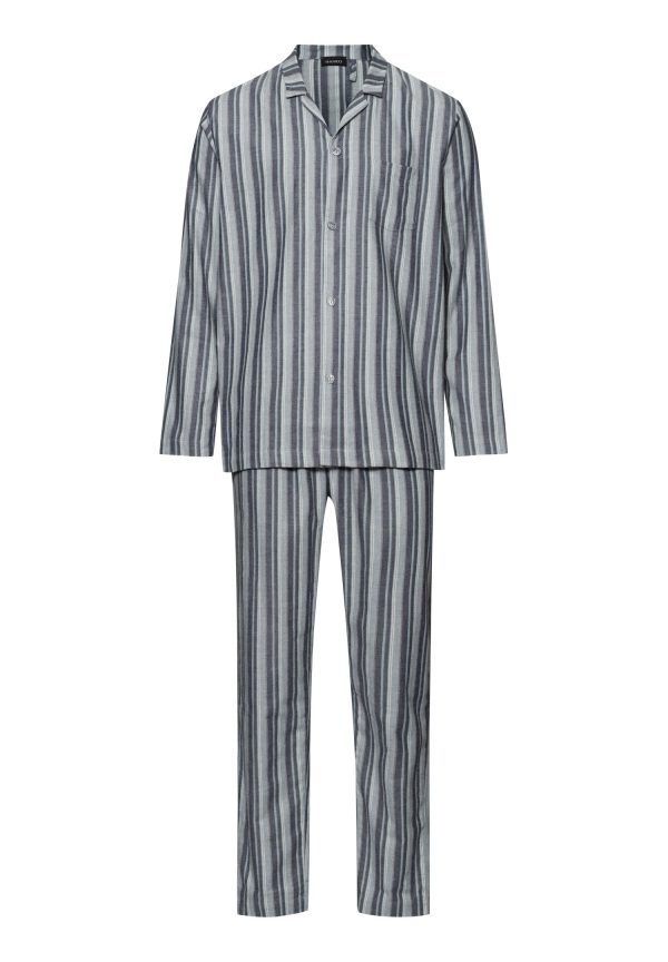 Cozy Comfort Cotton Flannel Button Front Pajama Set