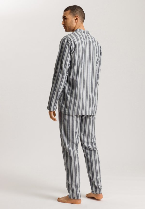Cozy Comfort Cotton Flannel Button Front Pajama Set - Image 3