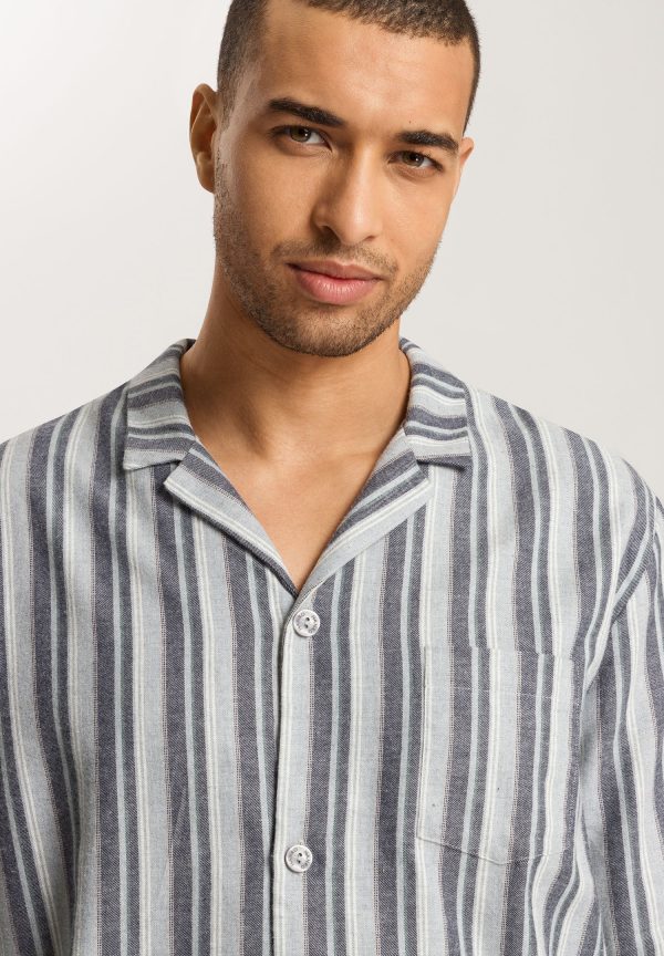 Cozy Comfort Cotton Flannel Button Front Pajama Set - Image 4