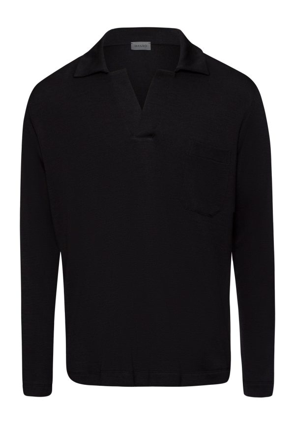 Christian Wool Blend Collared Pullover