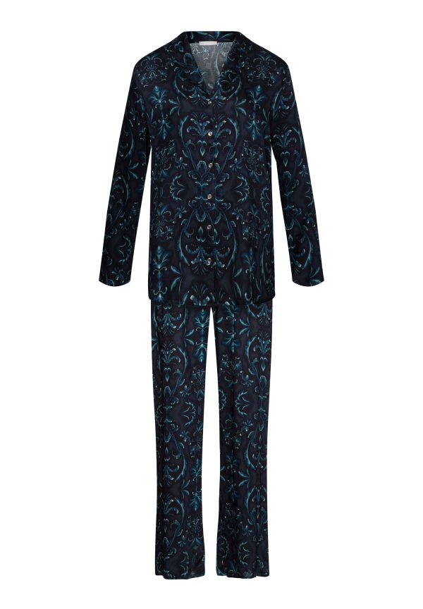 Marlene Button Front Pajama Set
