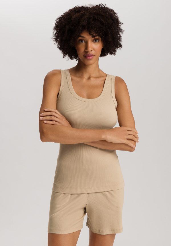 Sleep And Lounge Ribbed Cotton Tank Top - Image 2