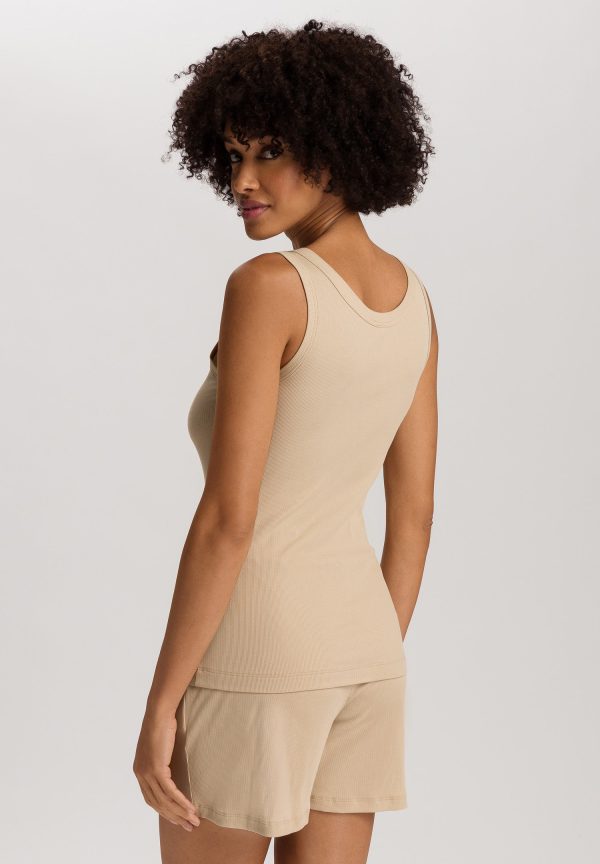 Sleep And Lounge Ribbed Cotton Tank Top - Image 3