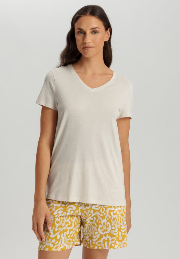 Sleep And Lounge Relaxed V-Neck T-Shirt - Image 2