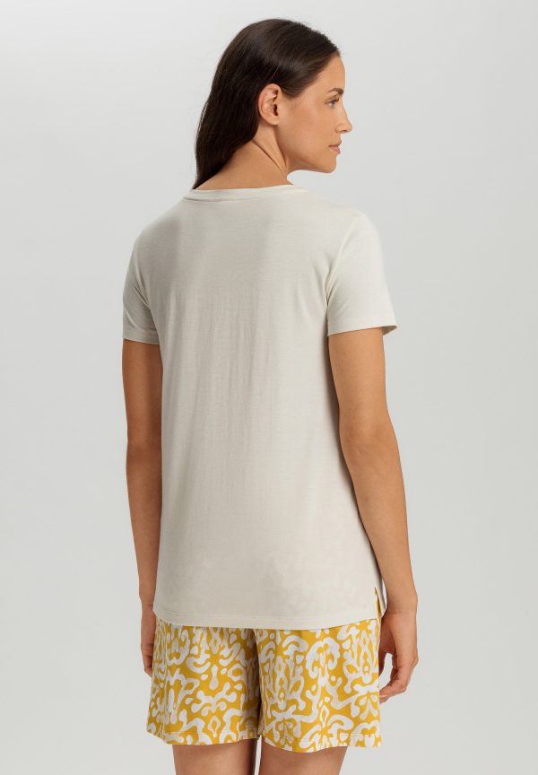 Sleep And Lounge Relaxed V-Neck T-Shirt - Image 3