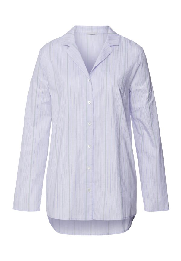 Sleep And Lounge Cotton Button Front Pajama Shirt