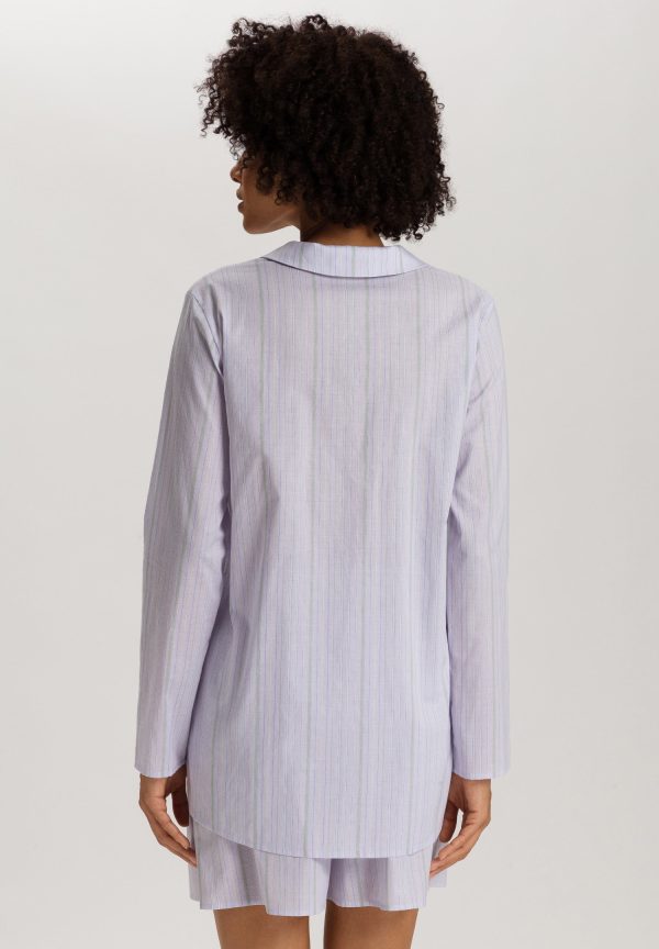 Sleep And Lounge Cotton Button Front Pajama Shirt - Image 3