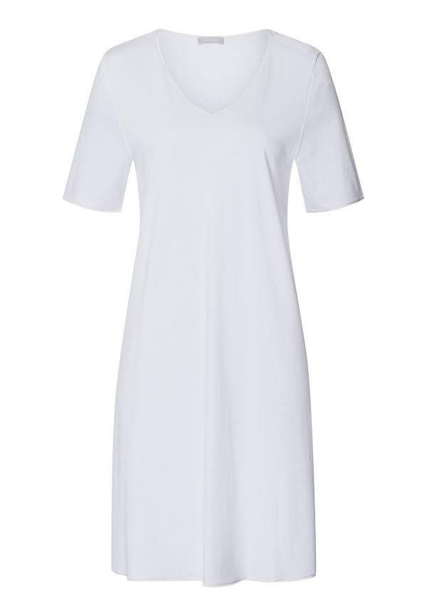 Cotton Silk V-Neck Cotton Nightgown