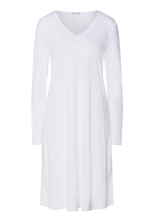 Cotton Silk V-Neck Cotton Nightgown