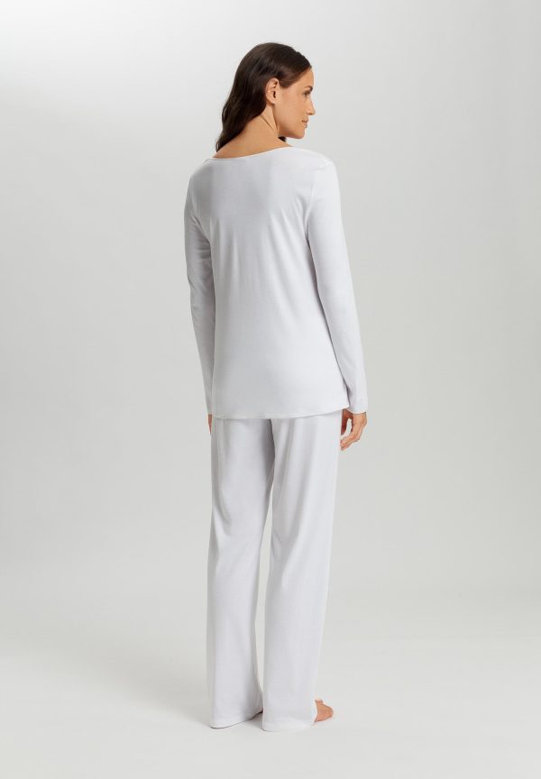 Cotton Silk V-Neck Cotton Pajama Set - Image 3