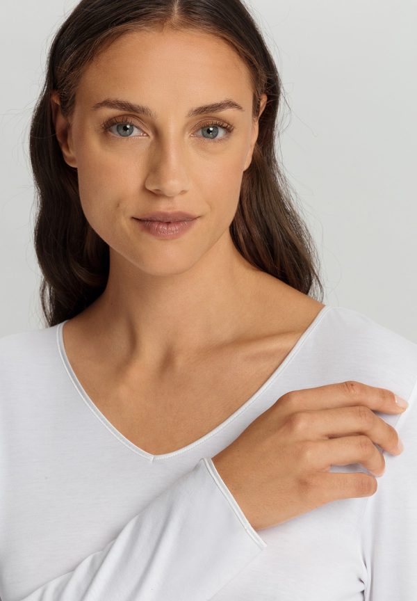 Cotton Silk V-Neck Cotton Pajama Set - Image 4