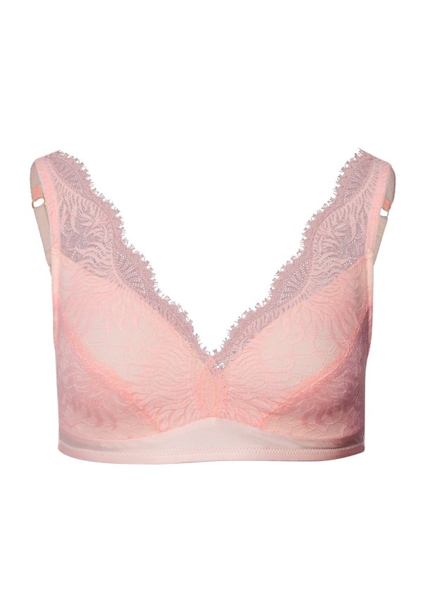 Gale Lace Trim Soft Cup Spacer Bra
