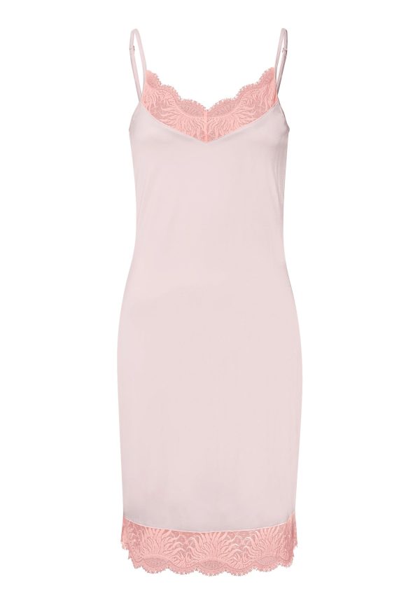 Gale Lace Trim V-Neck Bodydress