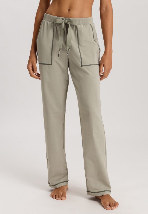 Natural Living Organic Cotton Drawstring Lounge Pants - Image 2
