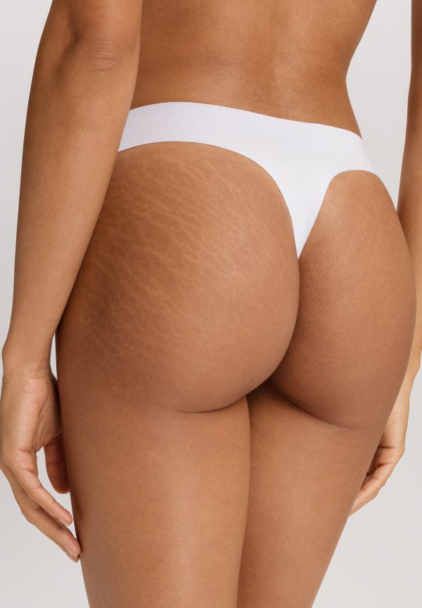 Invisible Cotton Cotton Blend Thong - Image 3