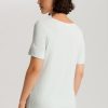 Natural Elegance Relaxed Round Neck Top - Image 3