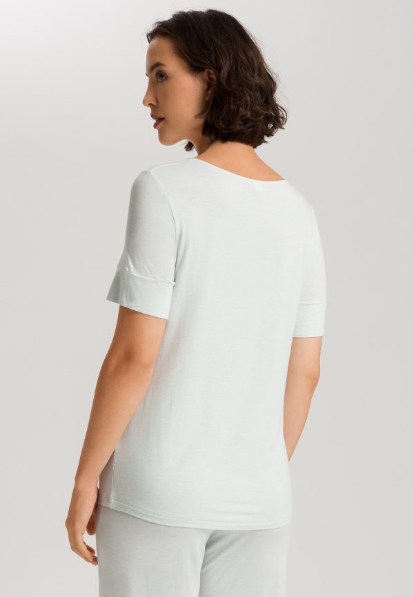 Natural Elegance Relaxed Round Neck Top - Image 3