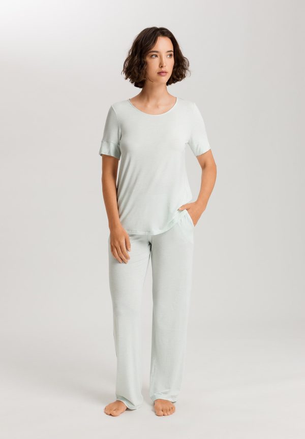 Natural Elegance Relaxed Round Neck Top - Image 4