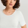 Natural Elegance Relaxed Round Neck Top - Image 5